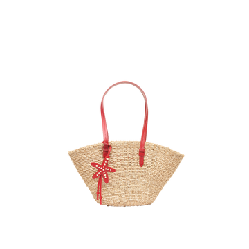 The East West Mini Tote - Tomato