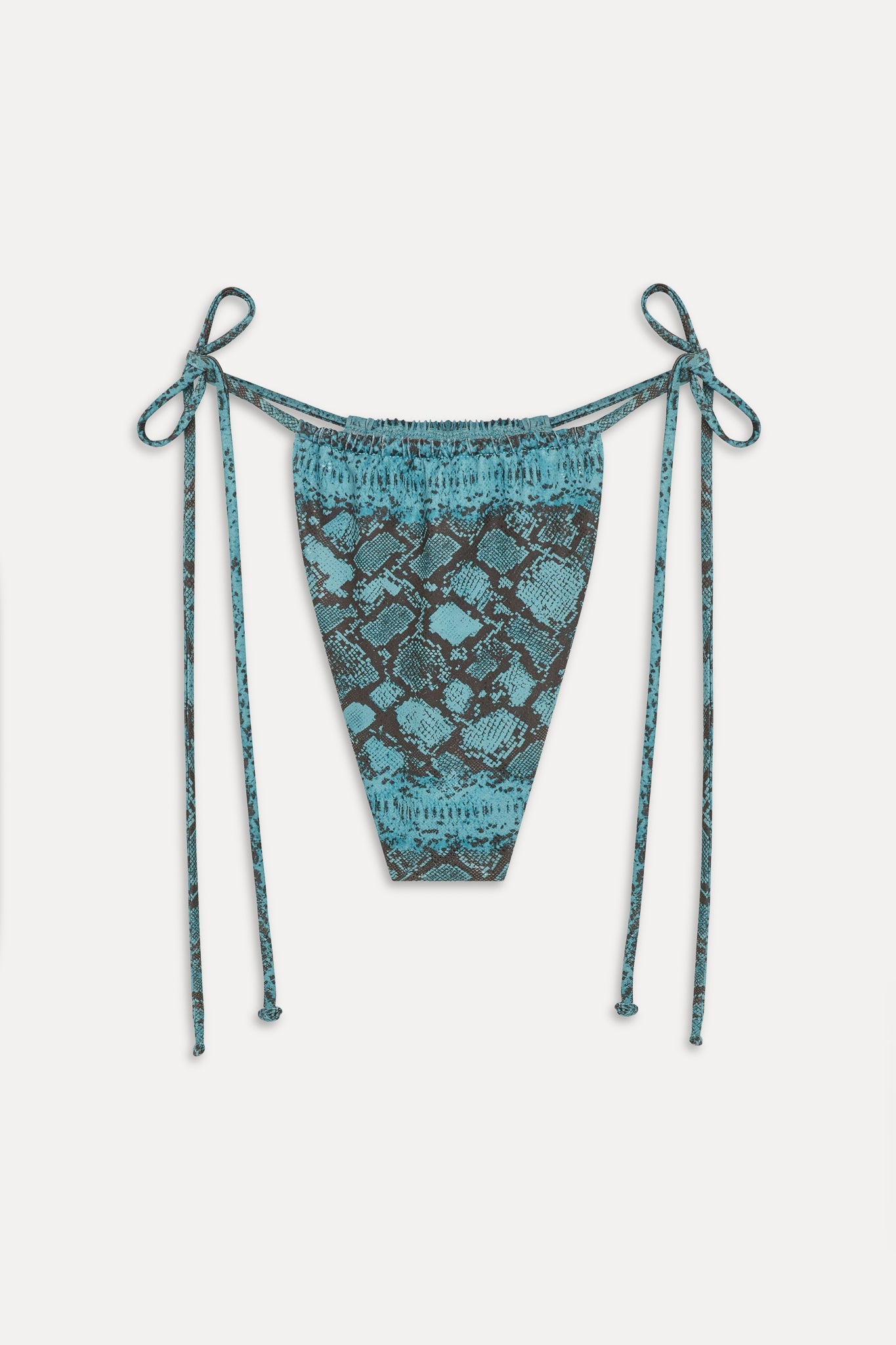 X Khy Tia Foil String Bikini Bottom - Cobra