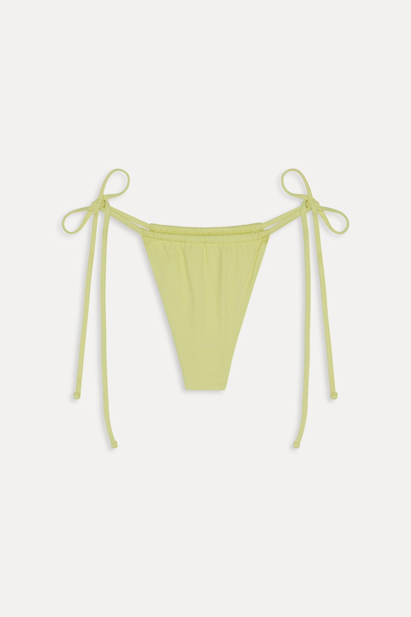 Tia Skimpy String Bikini Bottom - Yellow Mojito
