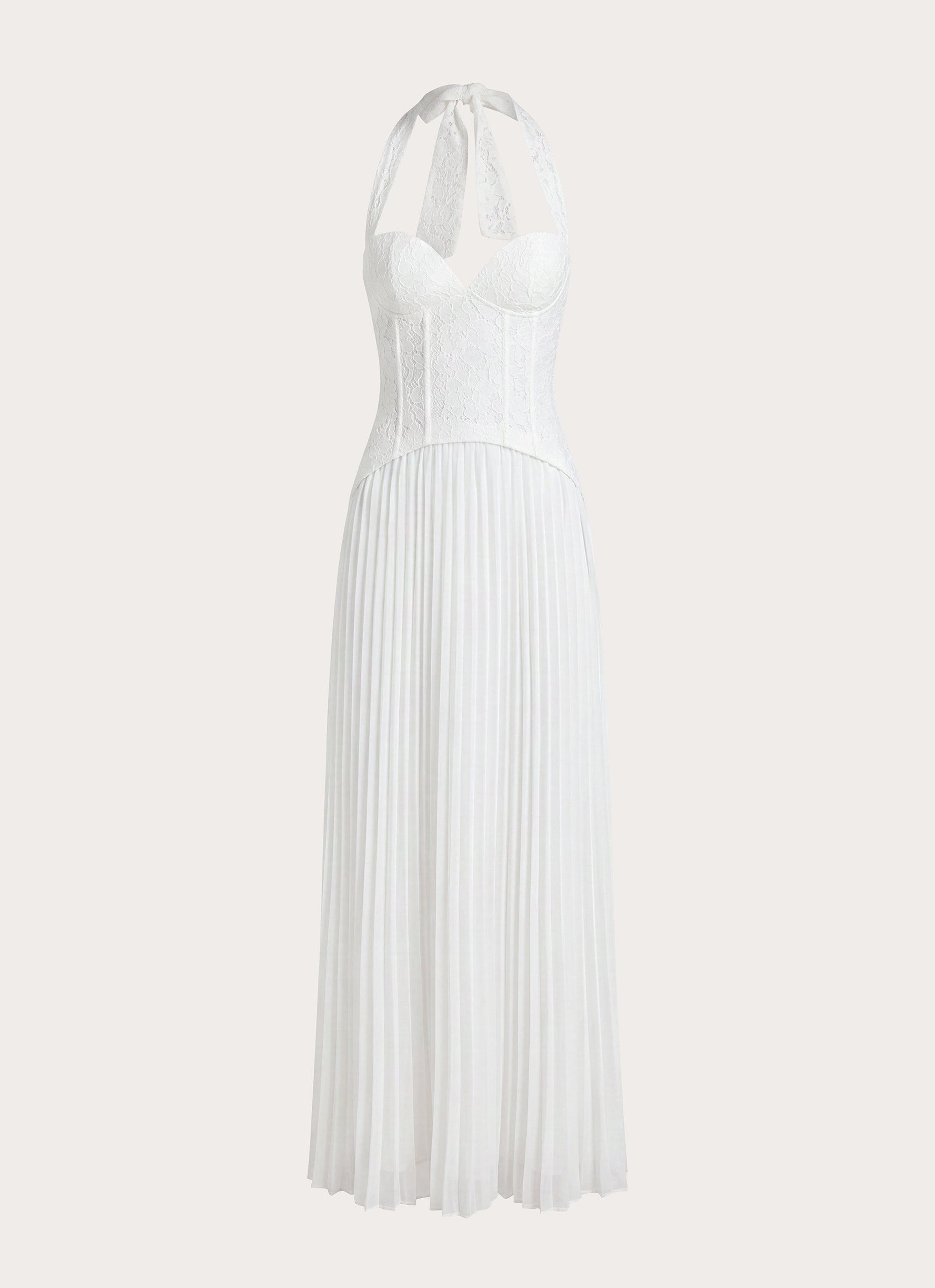 Tunnel Vision Maxi Dress - White