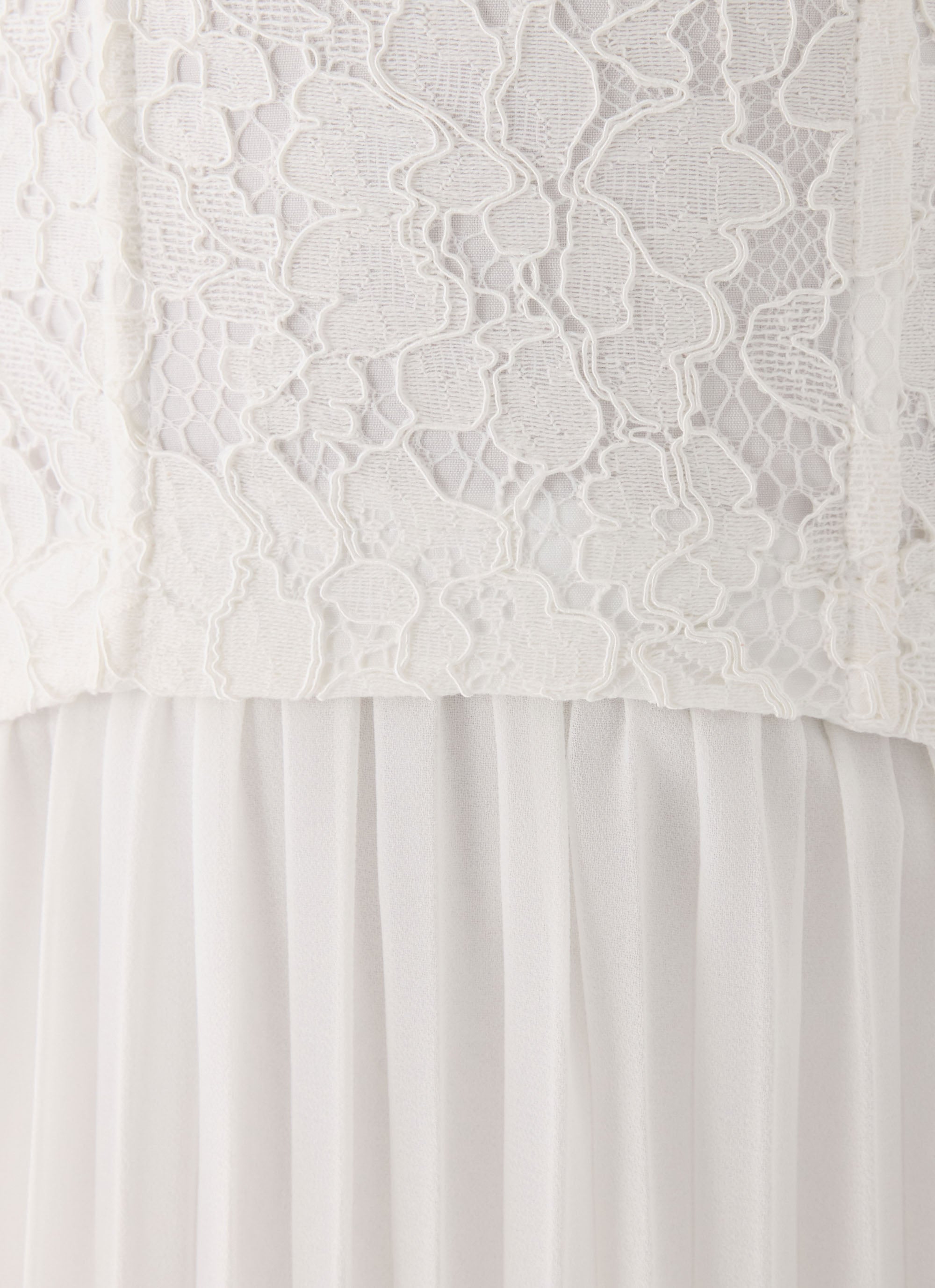 Tunnel Vision Maxi Dress - White