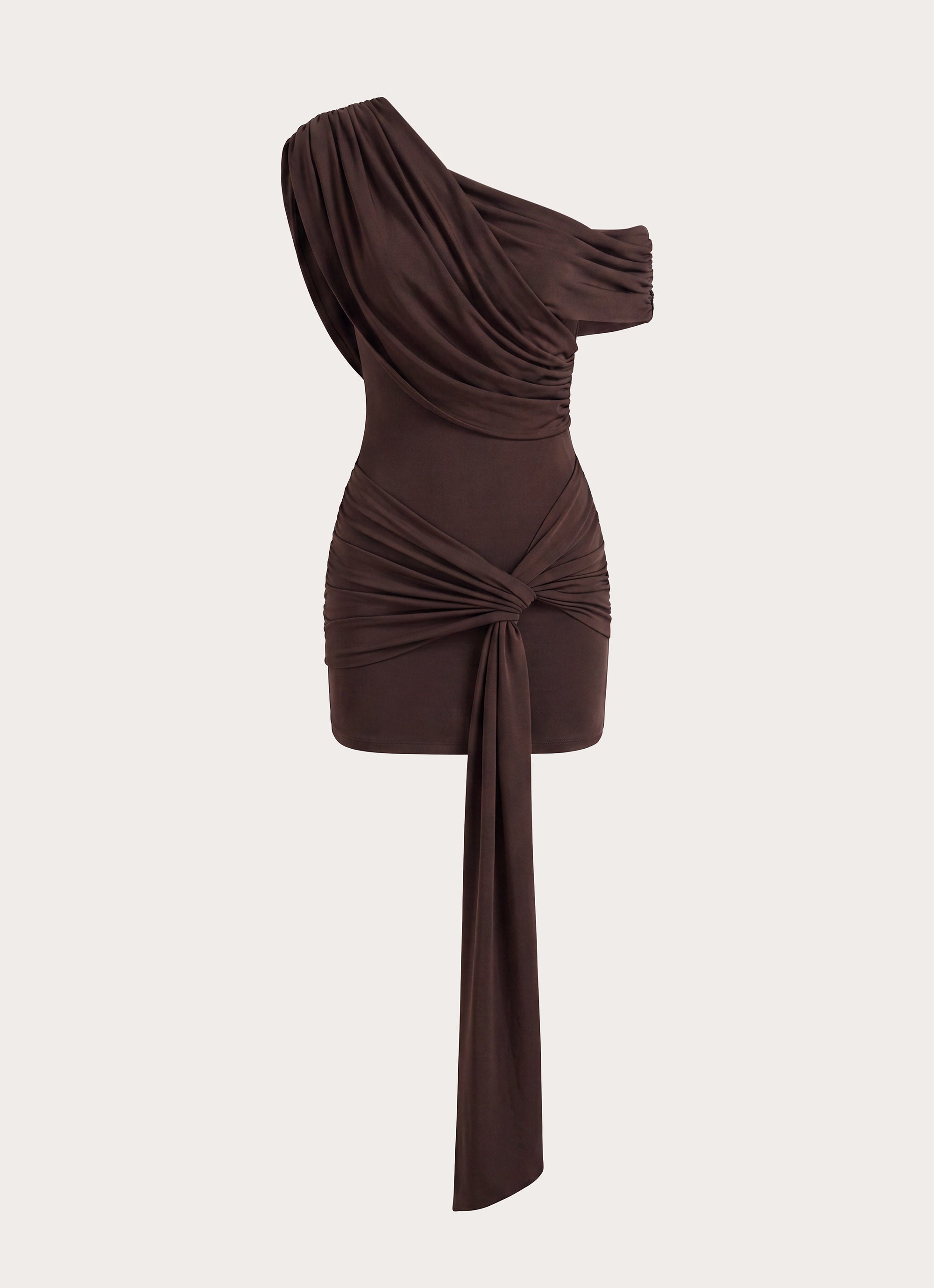 Venissa Mini Dress - Chocolate