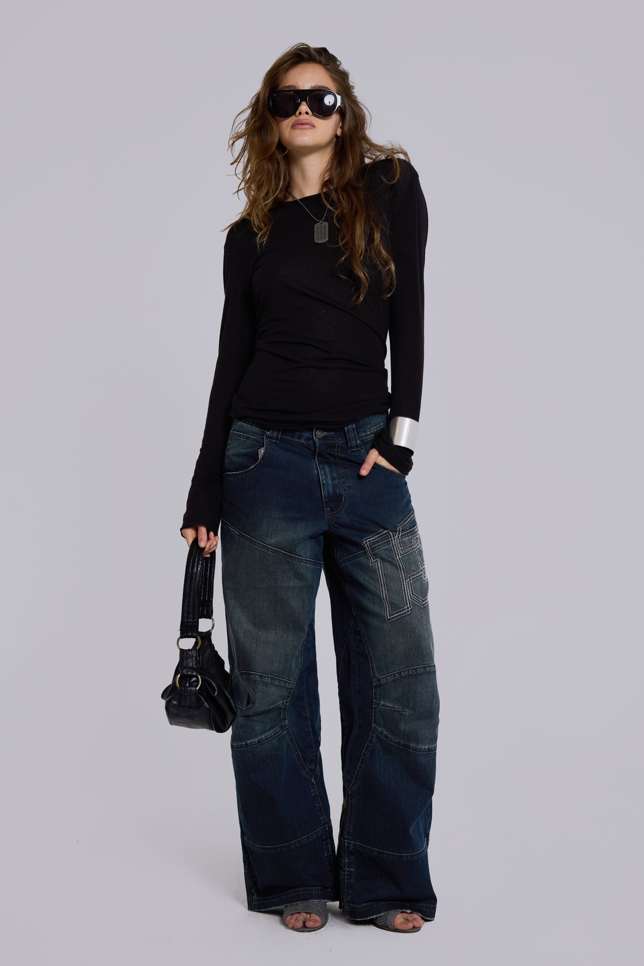 Black Mist Long Sleeve Top