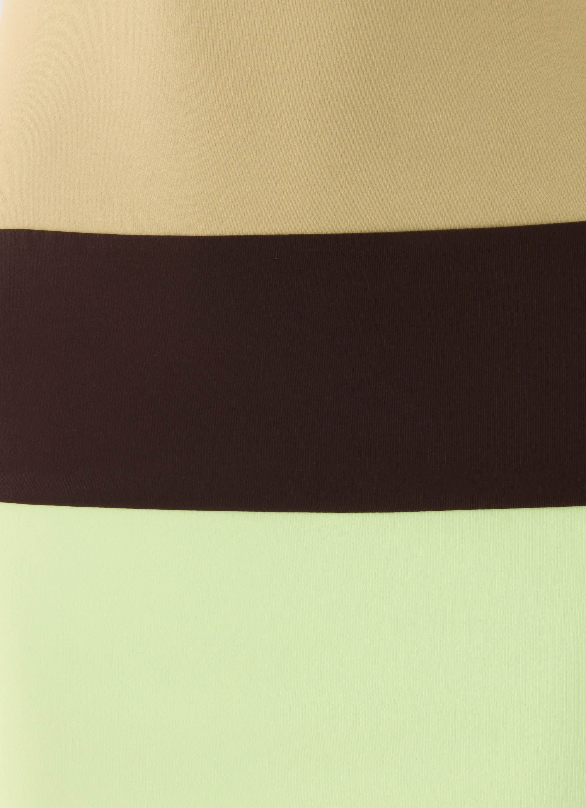Zaylia Colour Block Mini Dress - Olive