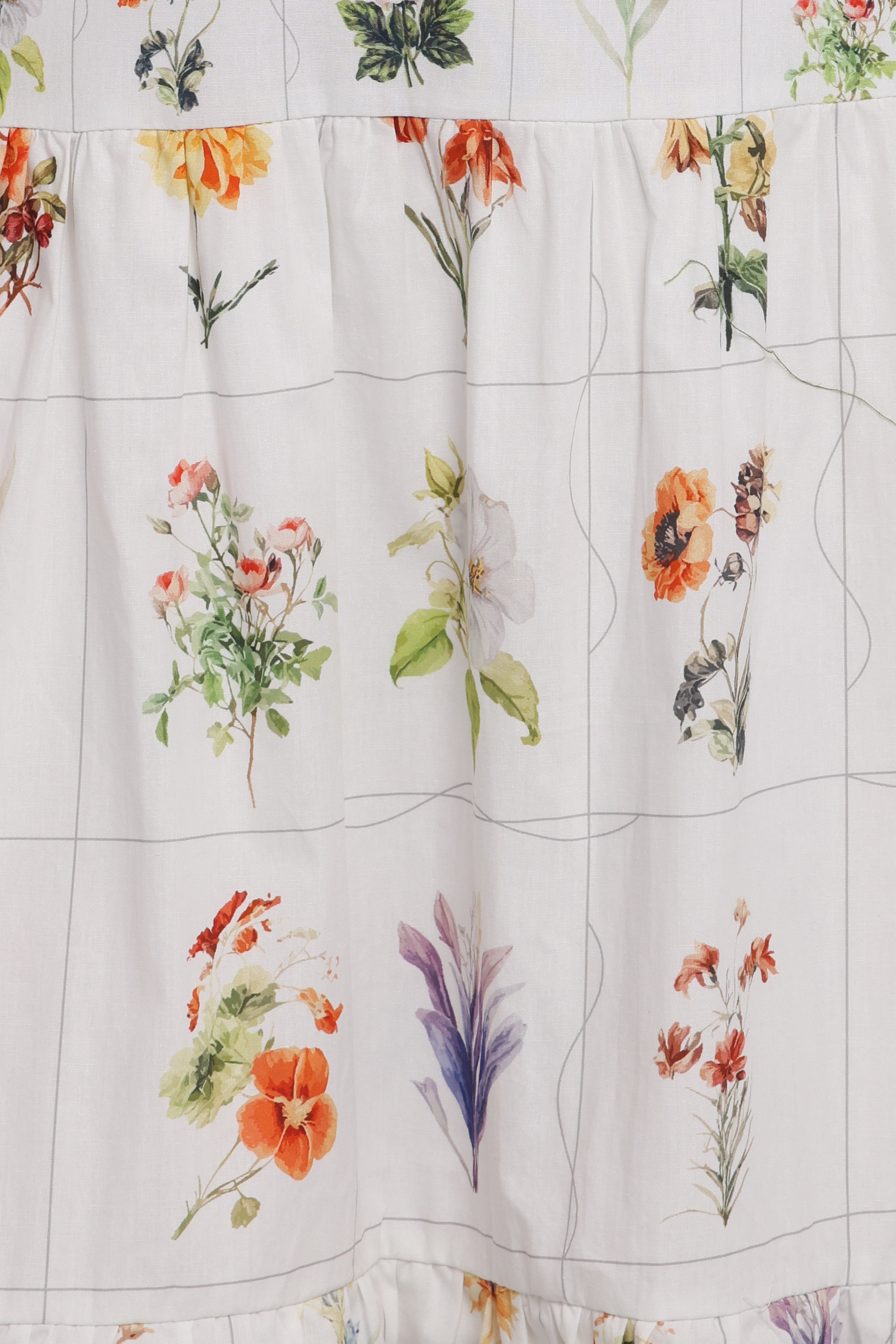 Brooks Maxi Dress - White Floral