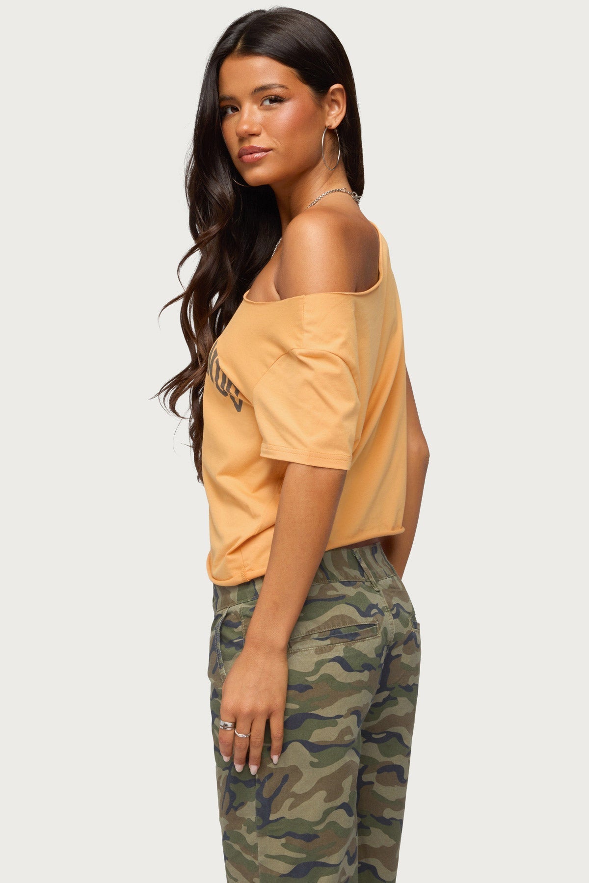 Netherlands Off Shoulder T Shirt