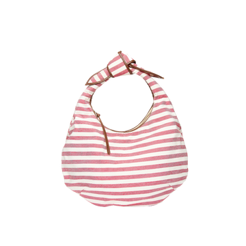 The Josie Knot Bag - Tomato Stripe