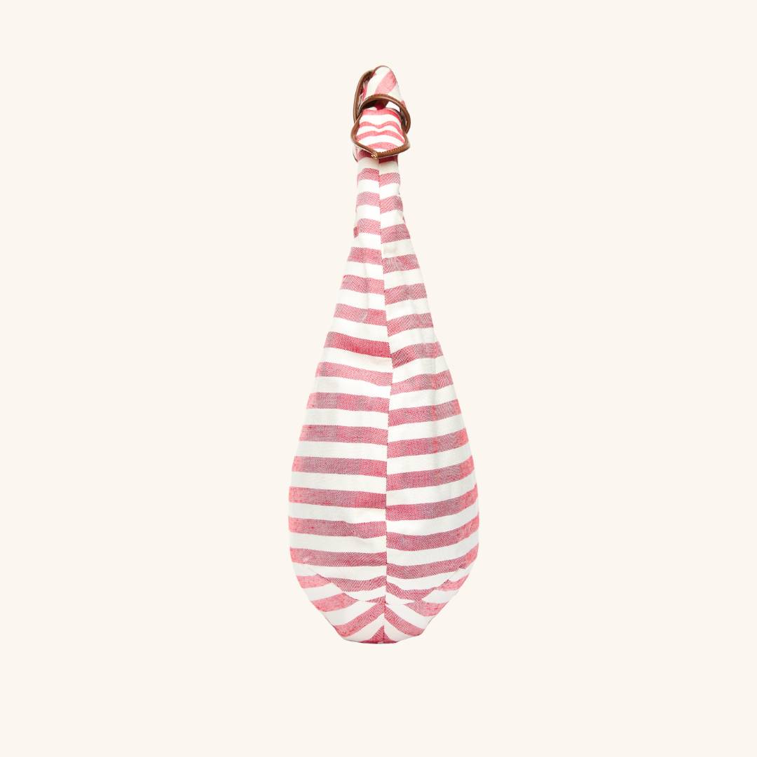 The Josie Knot Bag - Tomato Stripe