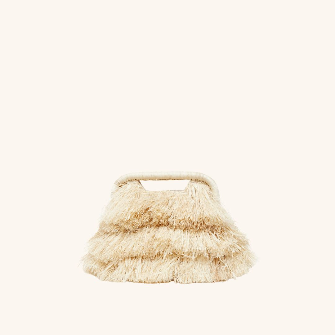 The Flamands Fringe Tote - Natural