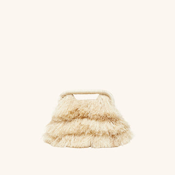 The Flamands Fringe Tote - Natural