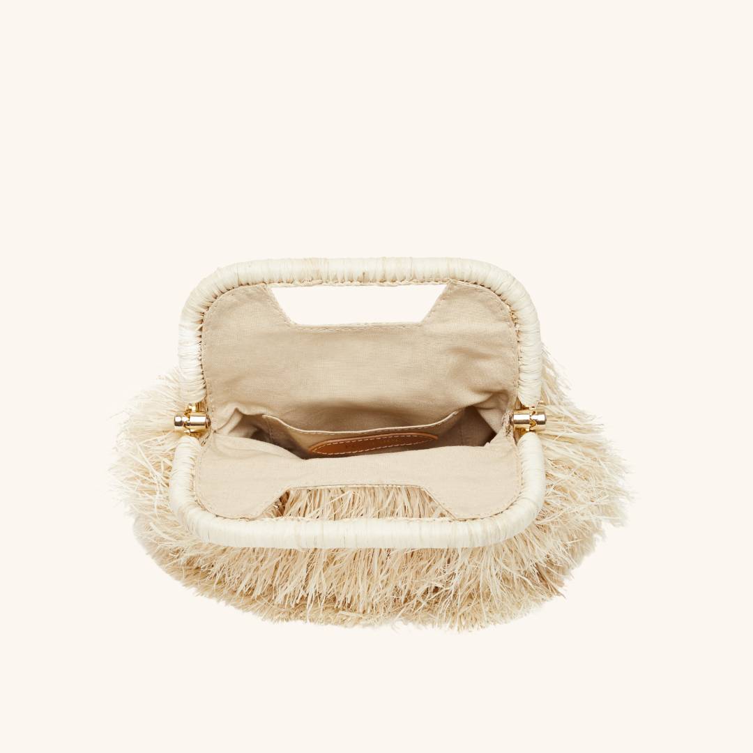 The Flamands Fringe Tote - Natural