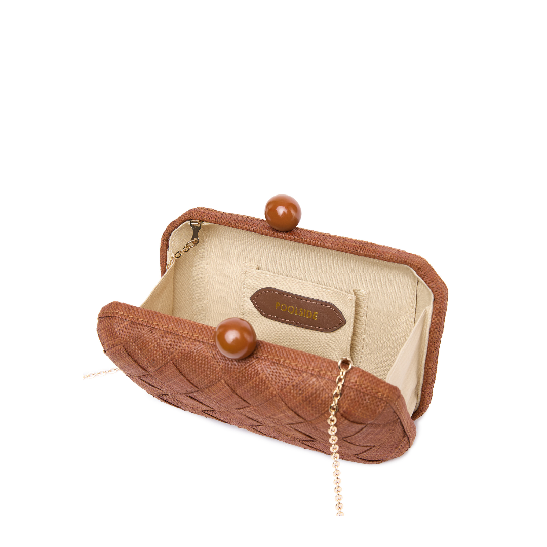The Island Clutch - Cocoa